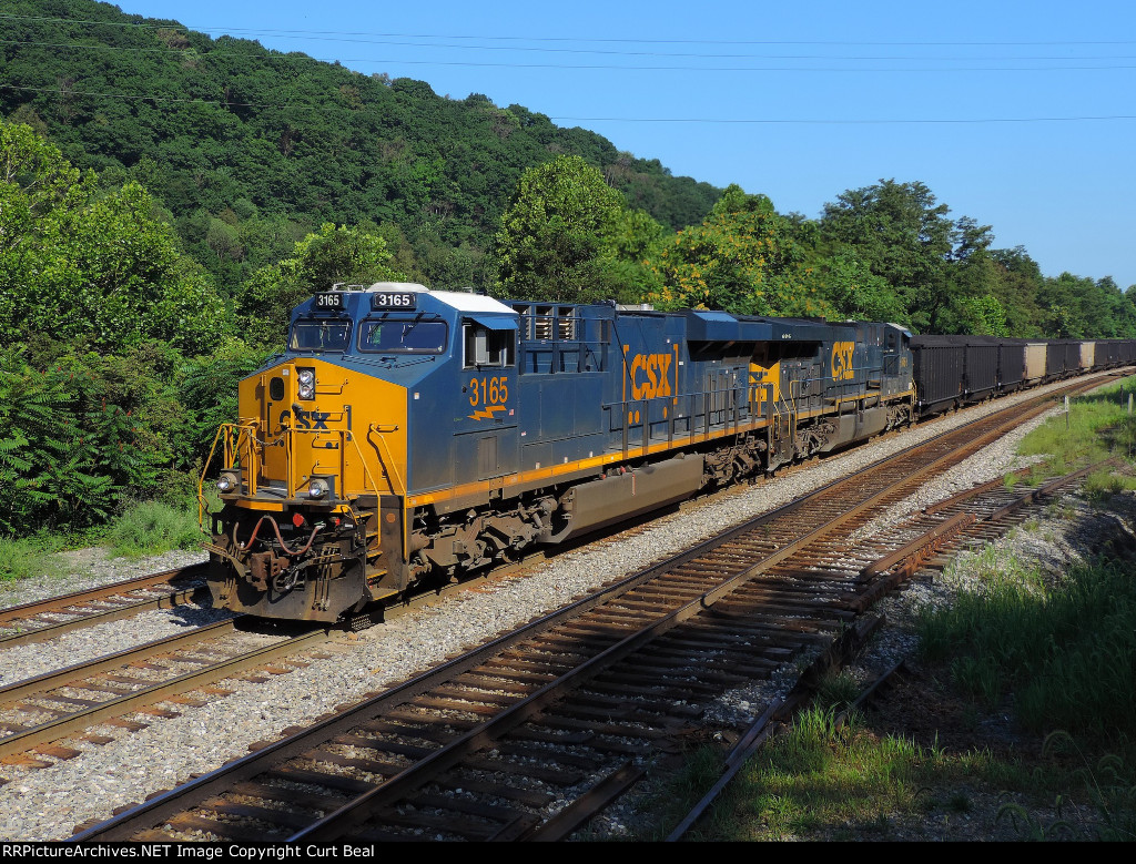 CSX 3165 and 696